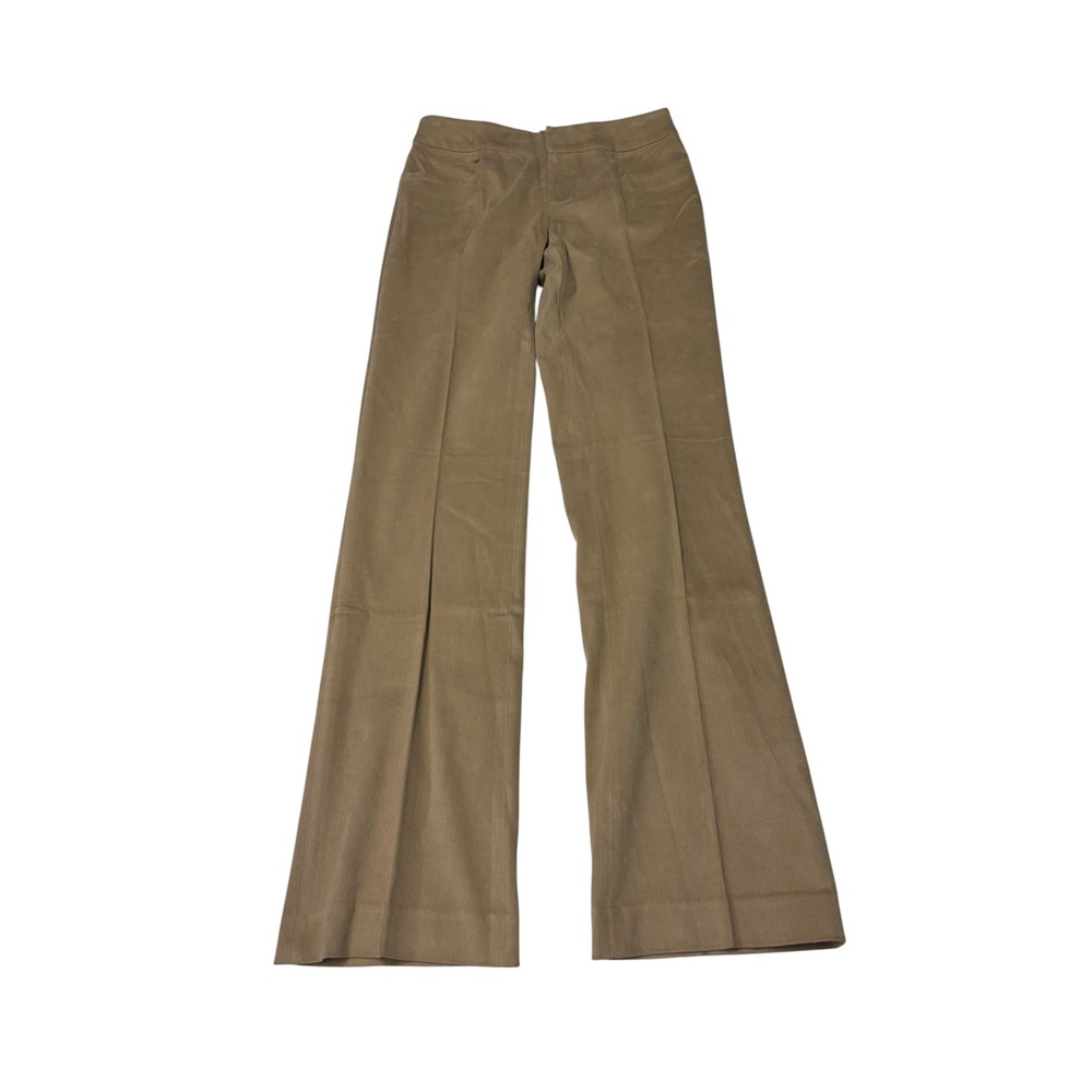 NWT Banana Republic Martin Fit Tan Wide Leg Stretch Trousers Womens 0 W28‎ L32